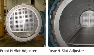 ASC autoclave "H" slot view.