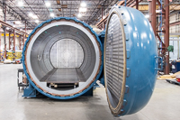 The Econoclave is an energy efficient aerospace autoclave