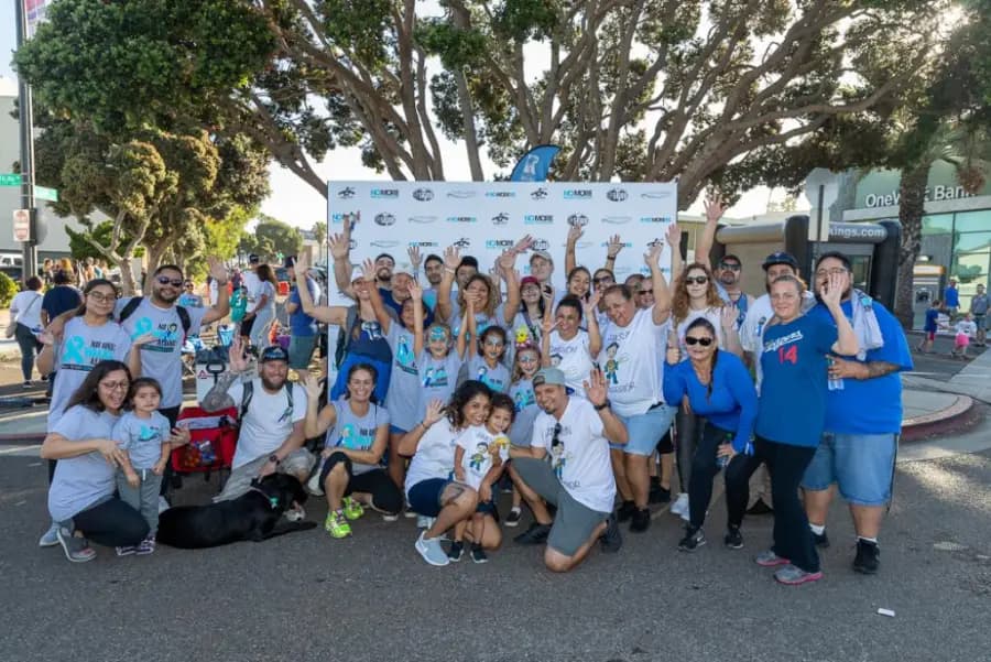 ASC employees at a charity walk