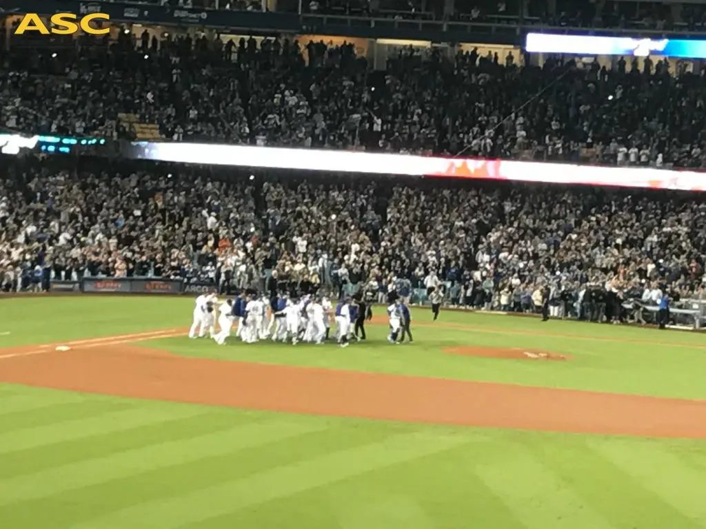 ASC night with the Dodgers