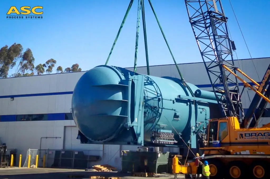 SDC’s 16-ft Diameter ASC Autoclave